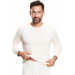 Reduzierte Weiße Langärmelige Medima Langarm-Unterhemden aus Angora für Herren Größe XXL 
