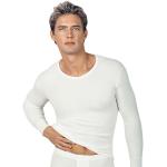 Weiße Langärmelige Medima Langarm-Unterhemden aus Angora für Herren Größe L für den für den Winter 