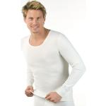 Weiße Langärmelige Medima Langarm-Unterhemden aus Angora für Herren Größe L 