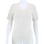 Weiße Kurzärmelige Medima Angora-Unterwäsche aus Angora für Damen Größe M 