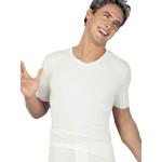 Weiße Kurzärmelige Medima Kurzarm-Unterhemden aus Angora für Herren Größe L für den für den Winter 