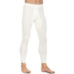 Weiße Medima Lange Unterhosen aus Angora für Herren Größe L 
