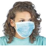 Blaue Servoprax Atemschutzmasken 