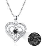 Silberne Silberketten mit Namen aus Silber für Damen zum Valentinstag 