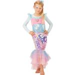 Buttinette Meerjungfrau-Kostüme mit Glitzer aus Jersey für Kinder Größe 128 