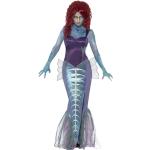 Meerjungfrau Nixe Zombie Kostüm - bunt