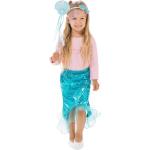 Blaue Buttinette Meerjungfrau-Kostüme aus Jersey für Kinder Größe 104 