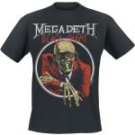 Megadeth T-Shirt - Black Friday Europe '87 - L bis XXL - für Männer - Größe L - schwarz - Lizenziertes Merchandise