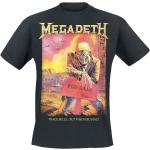 Megadeth T-Shirt - Peace Sell Setlist Vintage - M bis XXL - für Männer - Größe XL - schwarz - Lizenziertes Merchandise