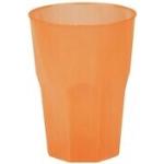 Orange Mank Cocktailgläser aus Kunststoff 6-teilig 