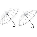 Durchsichtige Regenschirme durchsichtig aus PVC Größe XXL 