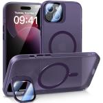 Reduzierte Violette iPhone 15 Hüllen durchsichtig mit Ständer 