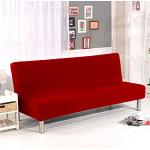 Rote Sofabezüge 3 Sitzer aus Stoff maschinenwaschbar 