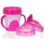Pinke PVC-freie Babyflaschen 200ml 