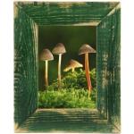 Grüne Landhausstil Bilderrahmen aus Holz 40x50 
