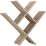 Beige Minimalistische Tonie Regale aus Holz Breite 0-50cm, Höhe 0-50cm, Tiefe 0-50cm 