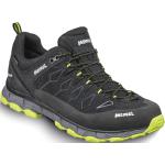 Schwarze Meindl Lite Trail Gore Tex Outdoor Schuhe aus Veloursleder atmungsaktiv für Herren Größe 44,5 
