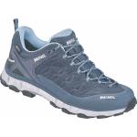 Reduzierte Blaue Meindl Lite Trail Gore Tex Outdoor Schuhe aus Veloursleder atmungsaktiv für Damen Größe 39 