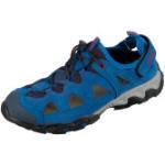 Reduzierte Blaue Meindl Trekking Outdoor-Sandalen aus Leder für Kinder Größe 37 für den für den Sommer 