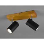 Schwarze Deckenstrahler & LED Deckenstrahler matt aus Holz schwenkbar GU10 