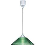 Grüne Skandinavische Runde LED-Pendelleuchten aus Glas höhenverstellbar E27 