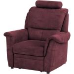 Rote Sessel mit Hocker Breite 100-150cm, Höhe 50-100cm, Tiefe 50-100cm 