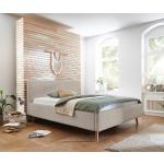 Beige Meise Betten mit Bettkasten aus Massivholz 140x200 