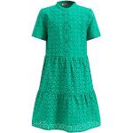 Grüne Langärmelige We Fashion Kinderkleider aus Baumwolle für Mädchen Größe 146 