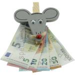 Geldklammern & Geldscheinklammern mit Maus-Motiv klein 