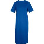 Blaue MELA WEAR Bio Nachhaltige Damenkleider aus Jersey Größe L 