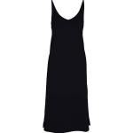 Schwarze Bio Mini Nachhaltige V-Ausschnitt Minikleider & kurze Kleider mit Knopf aus Jersey für Damen Größe S 