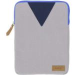 Cobaltblaue Persen Nachhaltige Laptop Sleeves & Laptophüllen mit Reißverschluss aus Canvas gepolstert Klein 