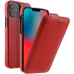 Rote iPhone 12 Mini Hüllen Art: Flip Cases mit Bildern aus Leder klappbar mini 
