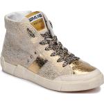 Goldene Méliné High Top Sneaker & Sneaker Boots aus Leder für Damen Größe 37 
