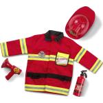 Schwarze Melissa & Doug Feuerwehr-Kostüme für Kinder Größe 104 