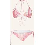 Reduzierte Rosa Melissa Odabash Triangel-Bikinis aus Polyamid ohne Bügel für Damen Größe XS für den für den Winter 