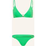 Reduzierte Grüne Melissa Odabash Triangel-Bikinis aus Polyamid ohne Bügel für Damen Größe XS 
