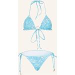 Hellblaue Melissa Odabash Triangel-Bikinis aus Polyamid ohne Bügel für Damen Größe S für den für den Winter 