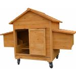 Melko Hühnerställe & Hühnerhäuser aus Holz mit Rollen 