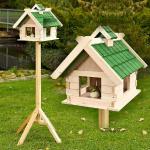 Reduzierte Grüne Melko Vogelhäuser mit Ständer aus Holz 