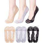 Nudefarbene Ballerina-Socken aus Leder für Damen Größe 37 für den für den Sommer 