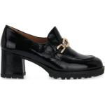 Schwarze Elegante Melluso Ankle Boots & Klassische Stiefeletten ohne Verschluss aus Stoff für Damen Größe 39 
