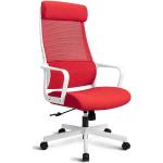 Reduzierte Rote Ergonomische Bürostühle & orthopädische Bürostühle  höhenverstellbar 