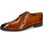 Reduzierte Braune Business Melvin & Hamilton Alex 1 Derby Schuhe mit Schnürsenkel aus Leder für Herren Größe 47 mit Absatzhöhe bis 3cm für den für den Herbst 