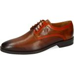 Braune Business Melvin & Hamilton Alex Derby Schuhe mit Schnürsenkel aus Leder für Herren Größe 43 mit Absatzhöhe bis 3cm für den für den Herbst 