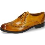 Reduzierte Gelbe Business Melvin & Hamilton Amelie 3 Derby Schuhe mit Schnürsenkel für Damen Größe 43 mit Absatzhöhe bis 3cm für den für den Herbst 