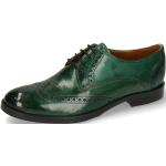 Reduzierte Grüne Business Melvin & Hamilton Amelie 3 Derby Schuhe mit Schnürsenkel für Damen Größe 43 mit Absatzhöhe bis 3cm für den für den Herbst 