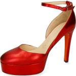 Rote Melvin & Hamilton Pfennigabsatz High Heels & Stiletto-Pumps für Damen Größe 41 mit Absatzhöhe über 9cm 