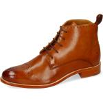 Reduzierte Braune Melvin & Hamilton Betty Ankle Boots & Klassische Stiefeletten für Damen Größe 43 mit Absatzhöhe bis 3cm für den für den Herbst 