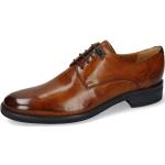 Braune Business Melvin & Hamilton Derby Schuhe mit Schnürsenkel für Herren Größe 43 mit Absatzhöhe bis 3cm für den für den Herbst 